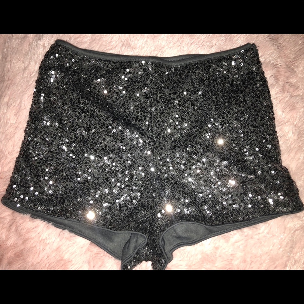 Forever 21 black sequin shorts